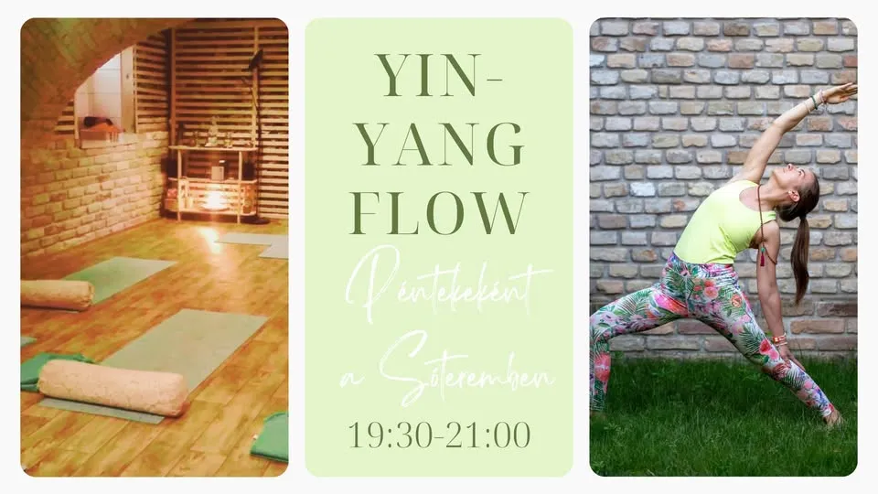 Péntek esti Yin Yang Flow - áramló jóga illóolajokkal